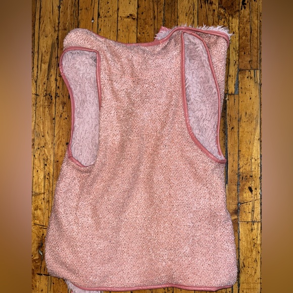 Pink Furry Vest - Picture 3 of 3
